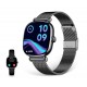 KSIX - KSIX IRIA NEGRO / SMARTWATCH 1.7/ 2 CORREAS (METAL + SILICONA) - BXSW30N